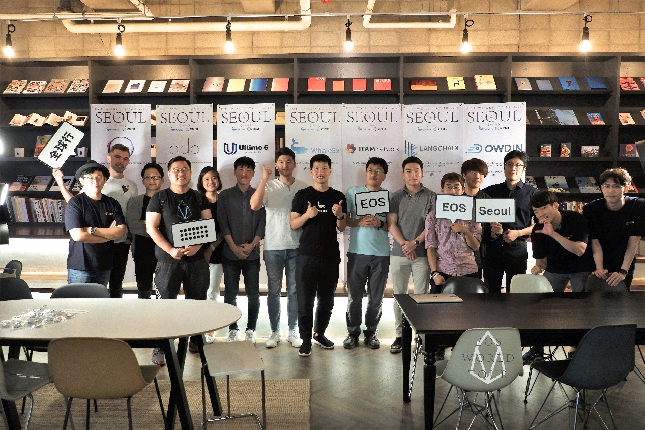 WhaleEx发起的EOS全球行首站韩国，多国Dapp团队现场分享
