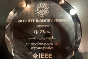 QuarkChain 创始人周期博士参加 2019 年 IEEE 去中心化应用和基础设施国际会议，讲解玻色子共识